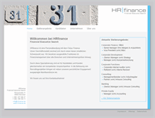 Tablet Screenshot of hrfinance.de